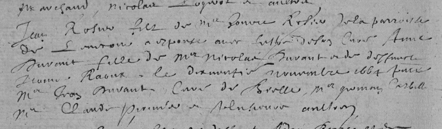 Mariage Rosier Jean - Durand Anne 19_11_1664.jpg